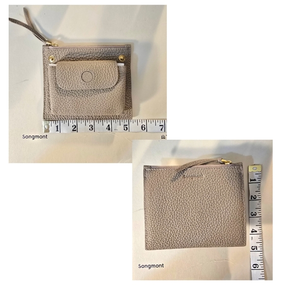 Songmont Small Song Bag Cream Apricot With Crossbody Strap & Detachable Wallet - Picture 11 of 13